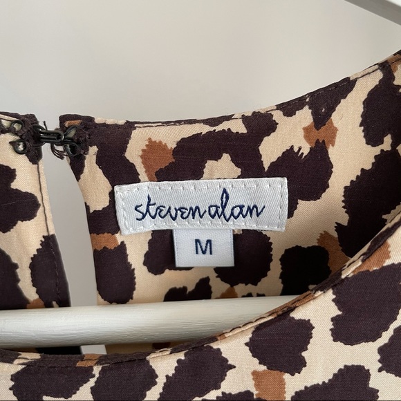 Steven Alan Silk Leopard Cindy Top - Picture 4 of 8